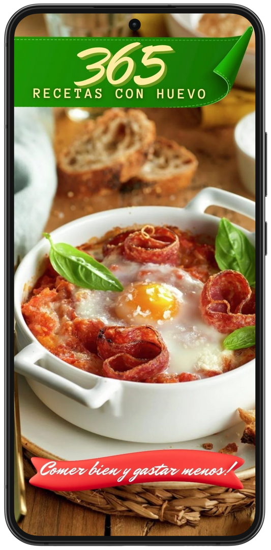 EL PODER DEL HUEVO: 365 Recetas con Huevo para Comer Rico y Gastar Menos